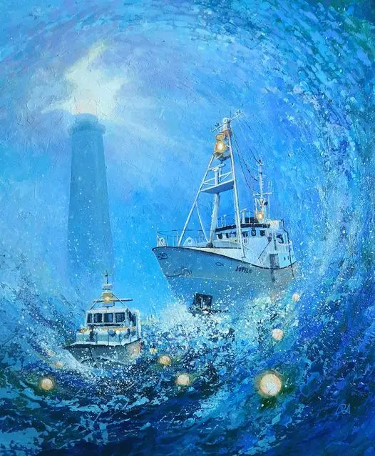 Forvards — acrylic on canvas painting