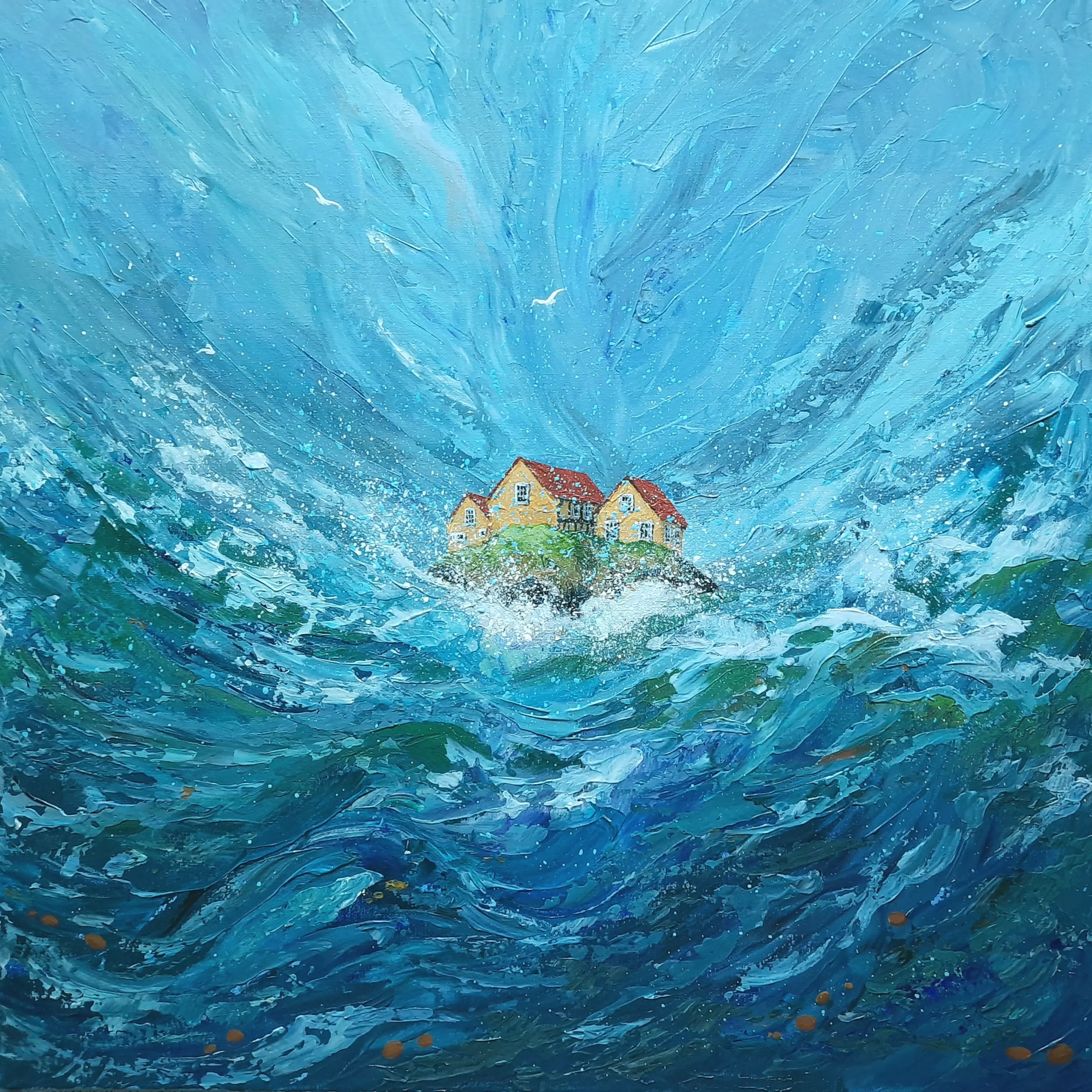 North wind — acrylic on canvas painting